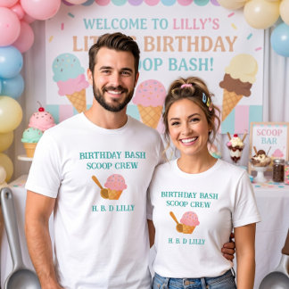 バイラルな雰囲気の誕生日をお祝いする親 Tシャツ