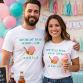 バイラルな雰囲気の誕生日をお祝いする親 Tシャツ