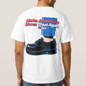 バイラルなMASGAミーム。トランプの靴がやってくる。 Tシャツ (裏面)