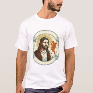 バイラルダンスのトレンドの混乱したイエスのシルエット映像 Tシャツ