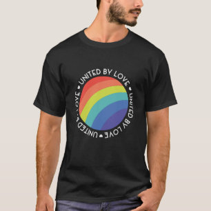 バイラヴ統一されたLgbtプライドゲイレズビアン虹 Tシャツ