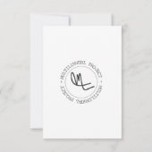 バイリンガルのスペインのクリスマスブルゴーニュ鳥 サンキューカード (裏面)