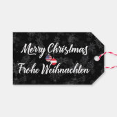 バイリンガルオーストリアアメリカンホリデーギフトラベル ギフトタグ (正面(横))