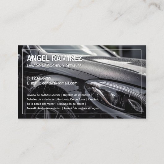 バイリンガルスペインの名刺 名刺 (裏面)