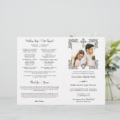 バイリンガルスペインの英語カトリック結婚式 プログラム (スタンド正面)