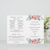 バイリンガルスペインの英語カトリック結婚式 プログラム (スタンド正面)