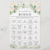 バイリンガルスペインの英語ブライダルシャワービンゴゲーム チラシ (裏面)