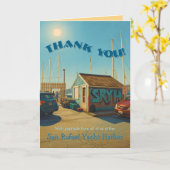 バイリンガルスペインの英語/折り感謝していた!あいさつ カード (黄色い花)