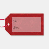 バイリンガルノルウェー語アメリカのホリデーギフトラベル ギフトタグ (裏面横)