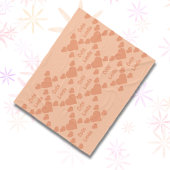 バイリンガルピーチファズカワイリンダスペインの フリースブランケット