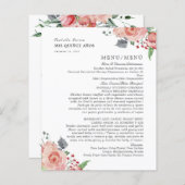 バイリンガルフローラキンセアニェラフードリンクメニュー (正面/裏面)