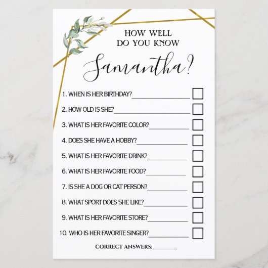 バイリンガルブライダルシャワー (正面)