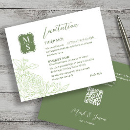 バイリンガルベトナムランカルス結婚式招待状