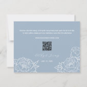 バイリンガルベトナム牡丹ソングHy Dusty Blue RSVP (裏面)