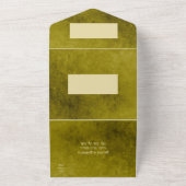 バイリンガルヴィンテージ赤いハートメキシ結婚カン オールインワン招待状 (外側)