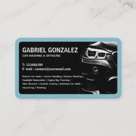 バイリンガル名刺を詳述する車 名刺