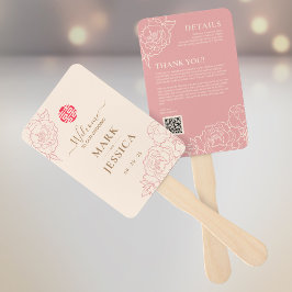 バイリンガル結婚式 プログラム&サンキューベトナム ハンドファン