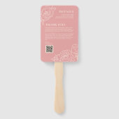 バイリンガル結婚式 プログラム&サンキューベトナム ハンドファン (裏面)