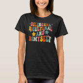 バイリンガル・バイカルチュラル、そして私自身 9 Tシャツ (正面)