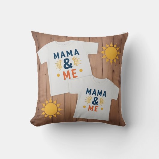 バイリンガルMama & Me: Sun & Moon クッション (正面)