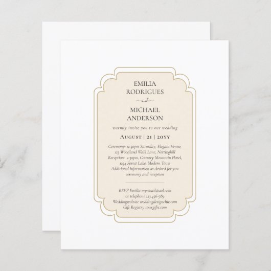 バイリンスペインのガルBodaバジェット結婚ズ (正面/裏面)