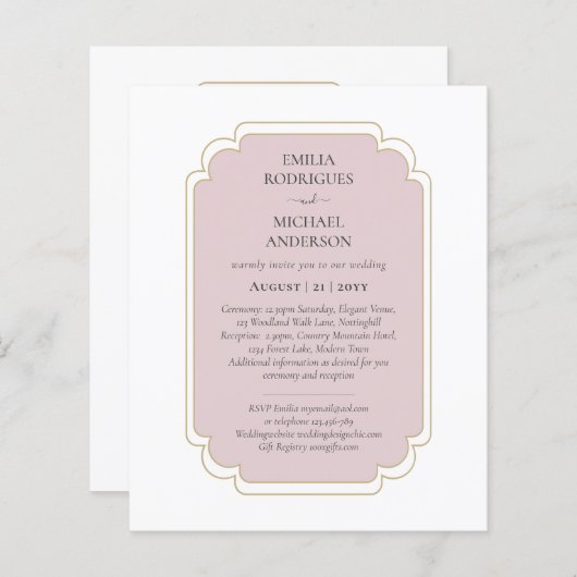 バイリンスペインのガルBodaバジェット結婚ズ (正面/裏面)