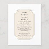 バイリンスペインのガルBodaバジェット結婚ズ チラシ (裏面)