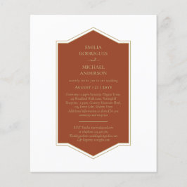 バイリンスペインのガルBodaバジェット結婚ズ チラシ