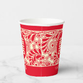 バイリン中国のガル二重幸福結婚の 紙コップ (右)