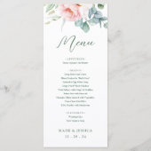 バイリン中国のガル – 英結婚語メニュー メニュー (裏面)