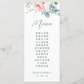 バイリン中国のガル – 英結婚語メニュー メニュー (正面)