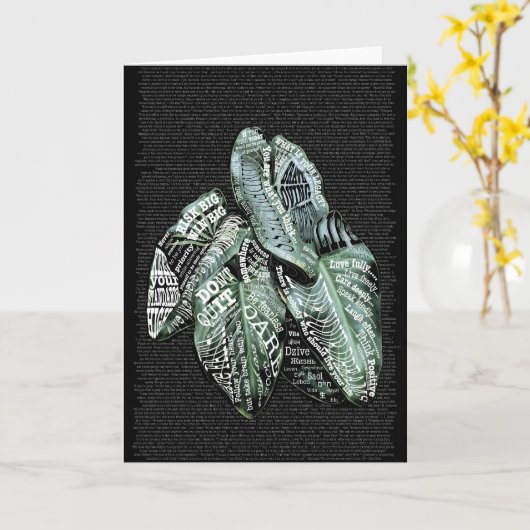 バイリン感動的グやる気を起こさせる・ライフ・引用文 カード (黄色い花)