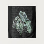 バイリン感動的グやる気を起こさせる・ライフ・引用文 タペストリー (正面)