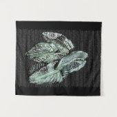 バイリン感動的グやる気を起こさせる・ライフ・引用文 タペストリー (正面(横))