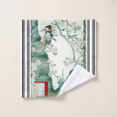 バイレイウッドペッカーさくらんぼ日本のバスタオルセット バスタオルセット (ウォッシュタオル)