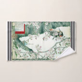 バイレイウッドペッカーさくらんぼ日本のバスタオルセット バスタオルセット (ハンドタオル)