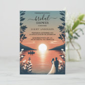 バイレイクサイドマウンテンおもしろい自然レイクブライダルシャワー 招待状 (スタンド正面)