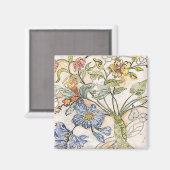 バイロニー花磁石 マグネット (正面/裏面)