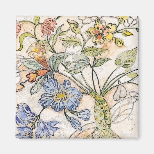 バイロニー花磁石 マグネット (正面)