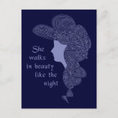 バイロンの婦人 ポストカード (正面)