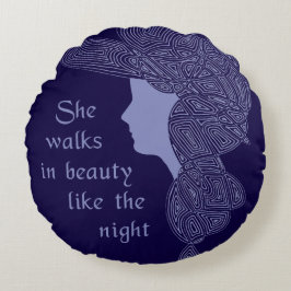 バイロンの婦人 ラウンドクッション