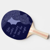 バイロンの婦人 卓球ラケット (横)