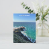 バイロンベイオーストラリア海の景色2 ポストカード (スタンド正面)