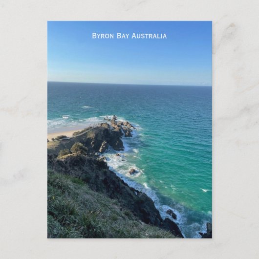バイロンベイオーストラリア海の景色2 ポストカード (正面)