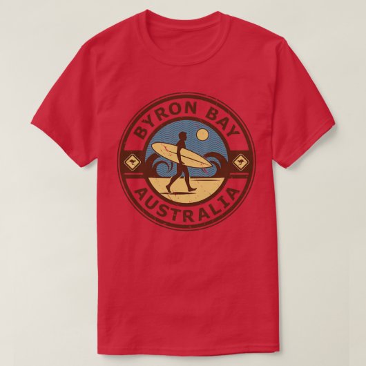 バイロンベイオーストラリア3 Tシャツ (デザイン正面)