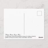 バイロンベイ ワテゴスビーチ サーフ ポストカード (裏面)