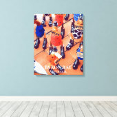 バイロン予測できなベイオーストラリア旅行プリント キャンバスプリント (インサイチュ (ウッドフロア))