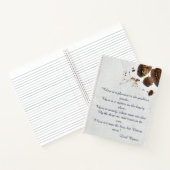 バイロン卿ラブレター感動的 ノートブック (内部)