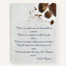 バイロン卿ラブレター感動的 ノートブック