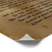 バイロン卿、美しいを歩く ポスター (角)